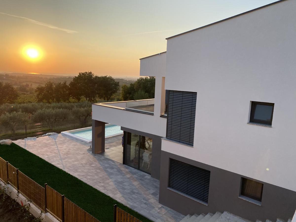 Villa Boiky - Private Pool And Amazing Sea View, Istria Materada Ngoại thất bức ảnh