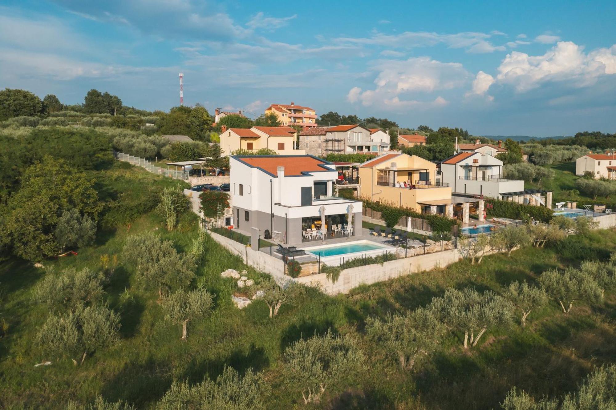 Villa Boiky - Private Pool And Amazing Sea View, Istria Materada Ngoại thất bức ảnh