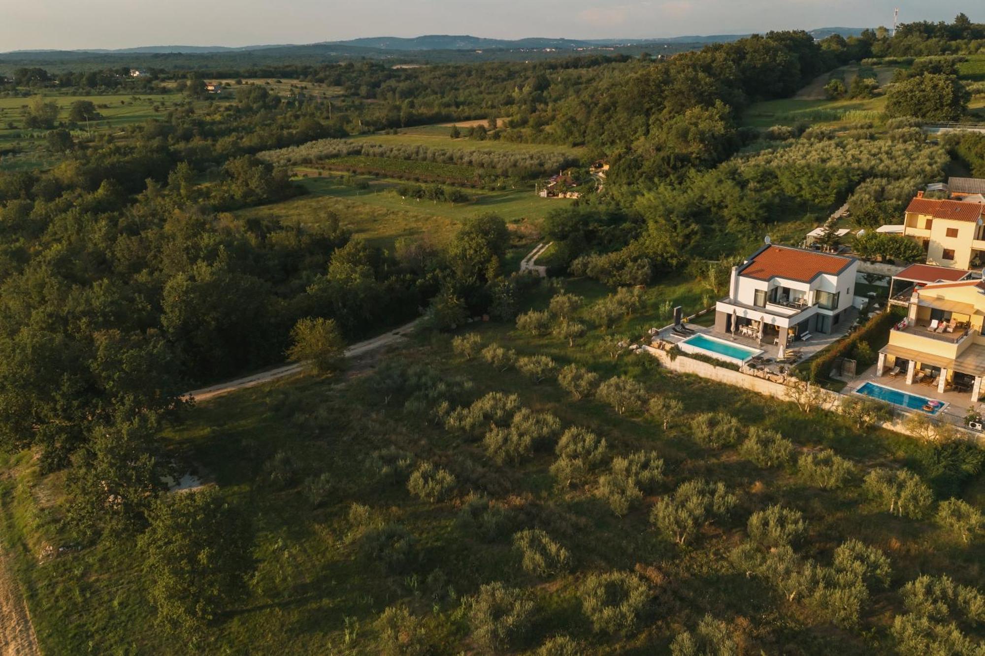 Villa Boiky - Private Pool And Amazing Sea View, Istria Materada Ngoại thất bức ảnh