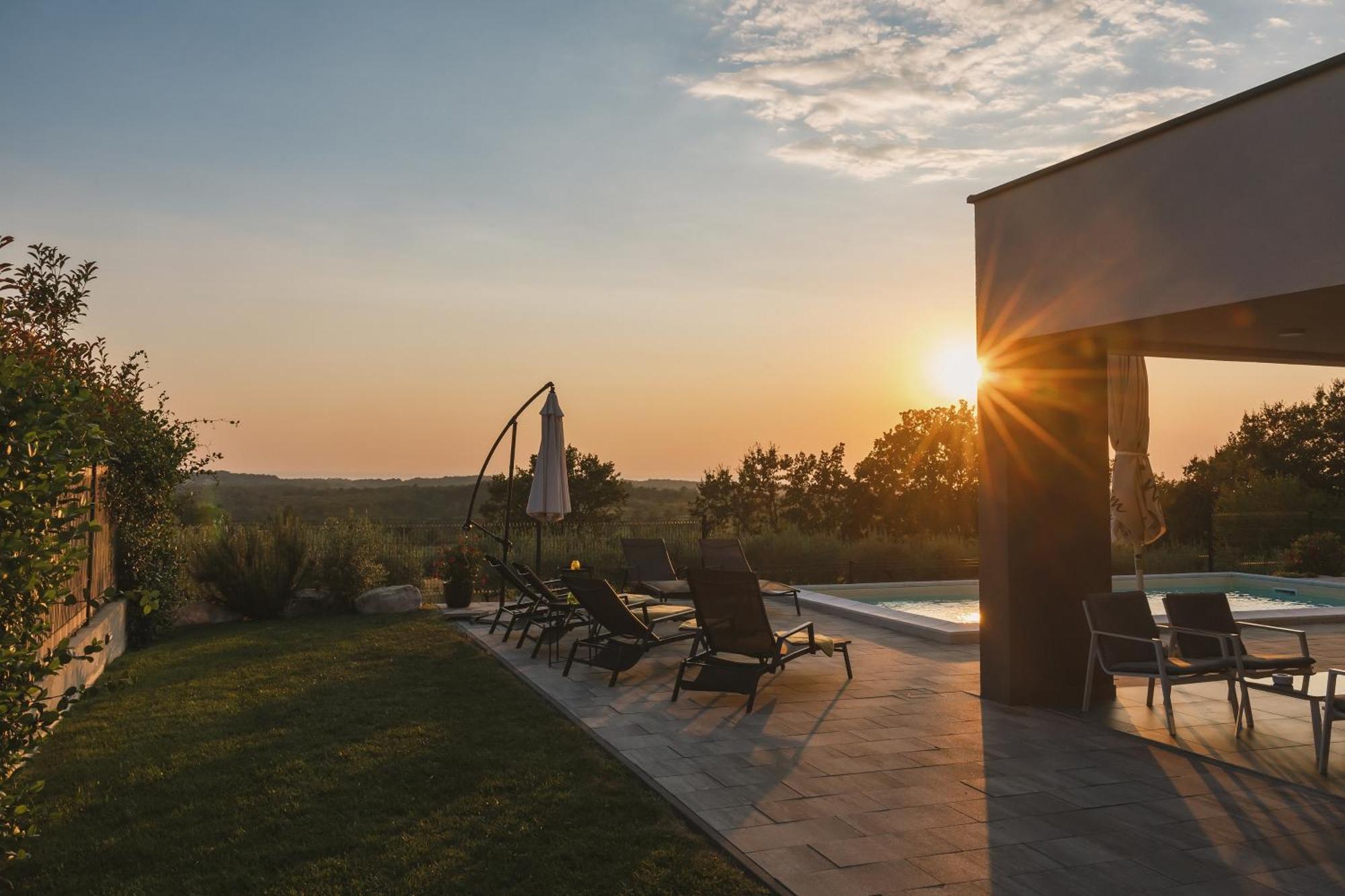 Villa Boiky - Private Pool And Amazing Sea View, Istria Materada Ngoại thất bức ảnh
