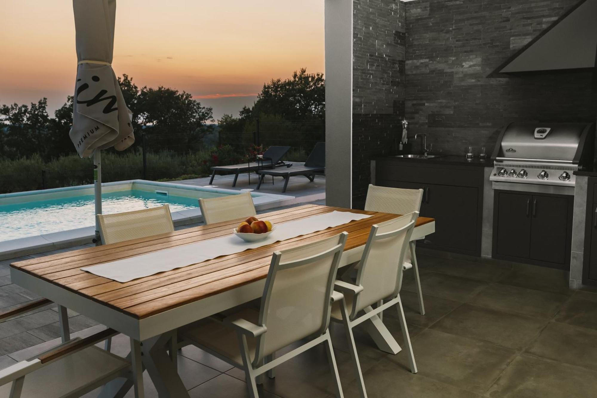 Villa Boiky - Private Pool And Amazing Sea View, Istria Materada Ngoại thất bức ảnh