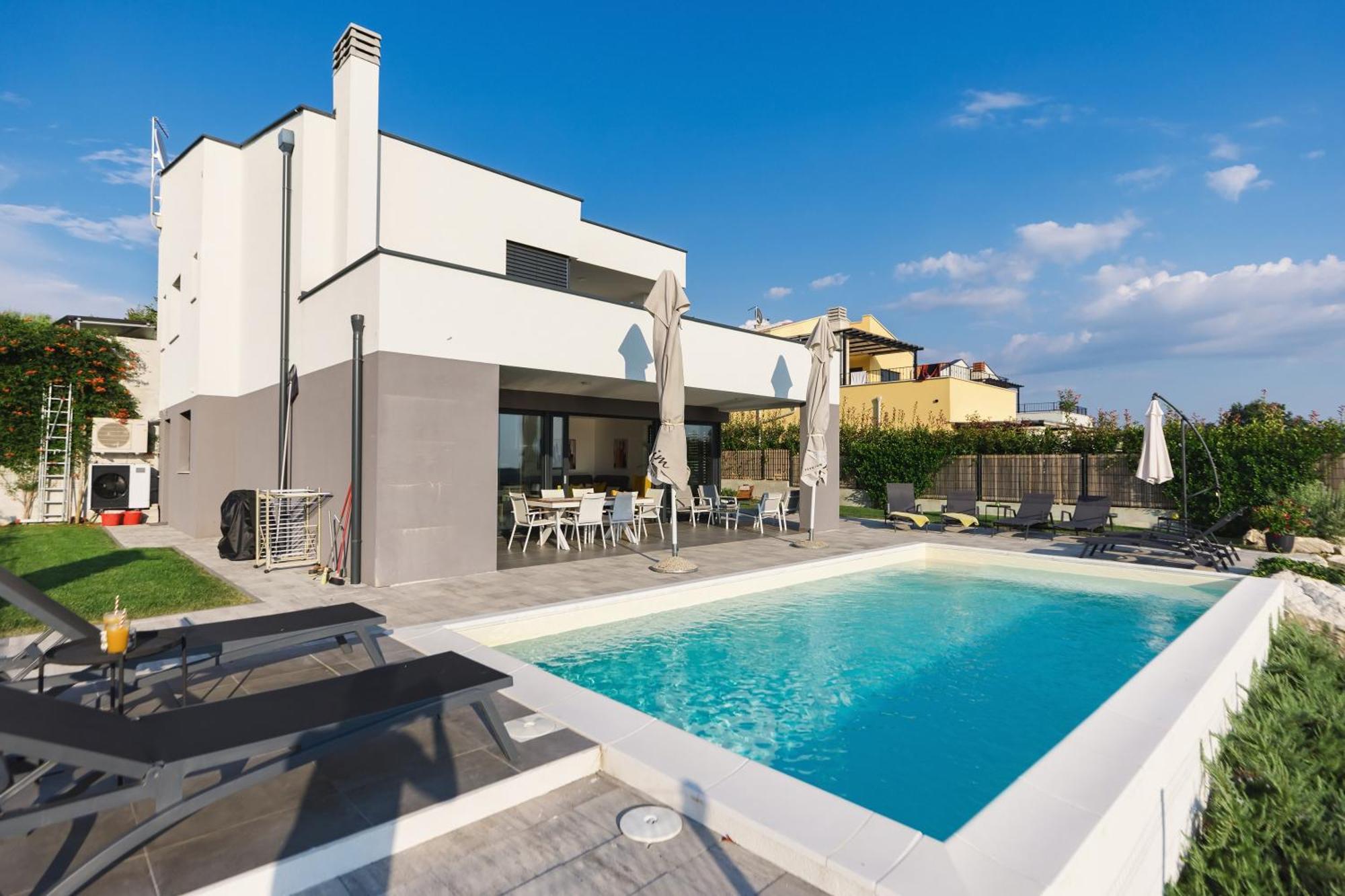 Villa Boiky - Private Pool And Amazing Sea View, Istria Materada Ngoại thất bức ảnh