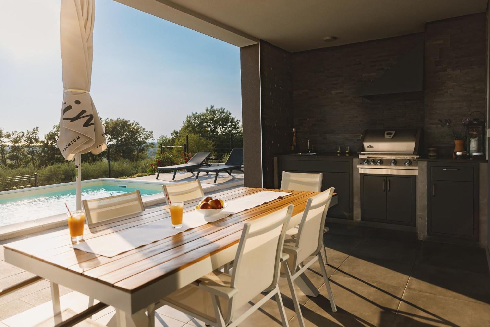 Villa Boiky - Private Pool And Amazing Sea View, Istria Materada Ngoại thất bức ảnh