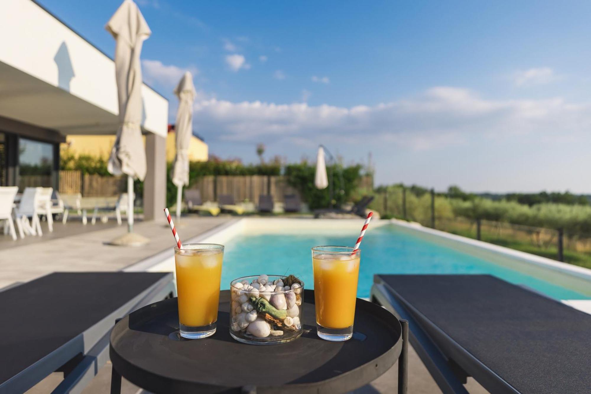 Villa Boiky - Private Pool And Amazing Sea View, Istria Materada Ngoại thất bức ảnh